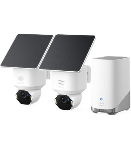 Amazon.com: eufy Security SoloCam S340 2-Cam Kit (HomeBase S380